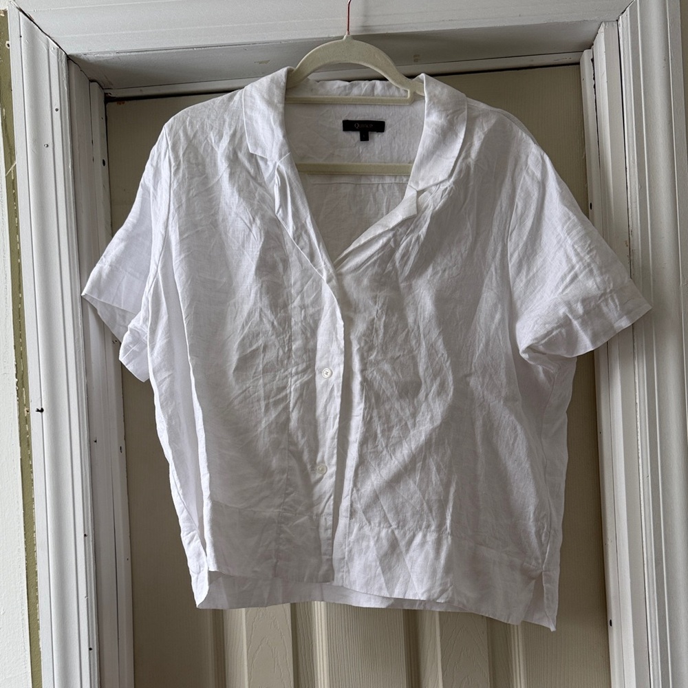 Quince Crisp White Button-Down Shirt
